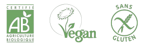 logo AB vegan sans gluten jus détox